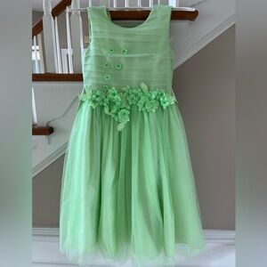 Pink Butterfly Tulle Dress